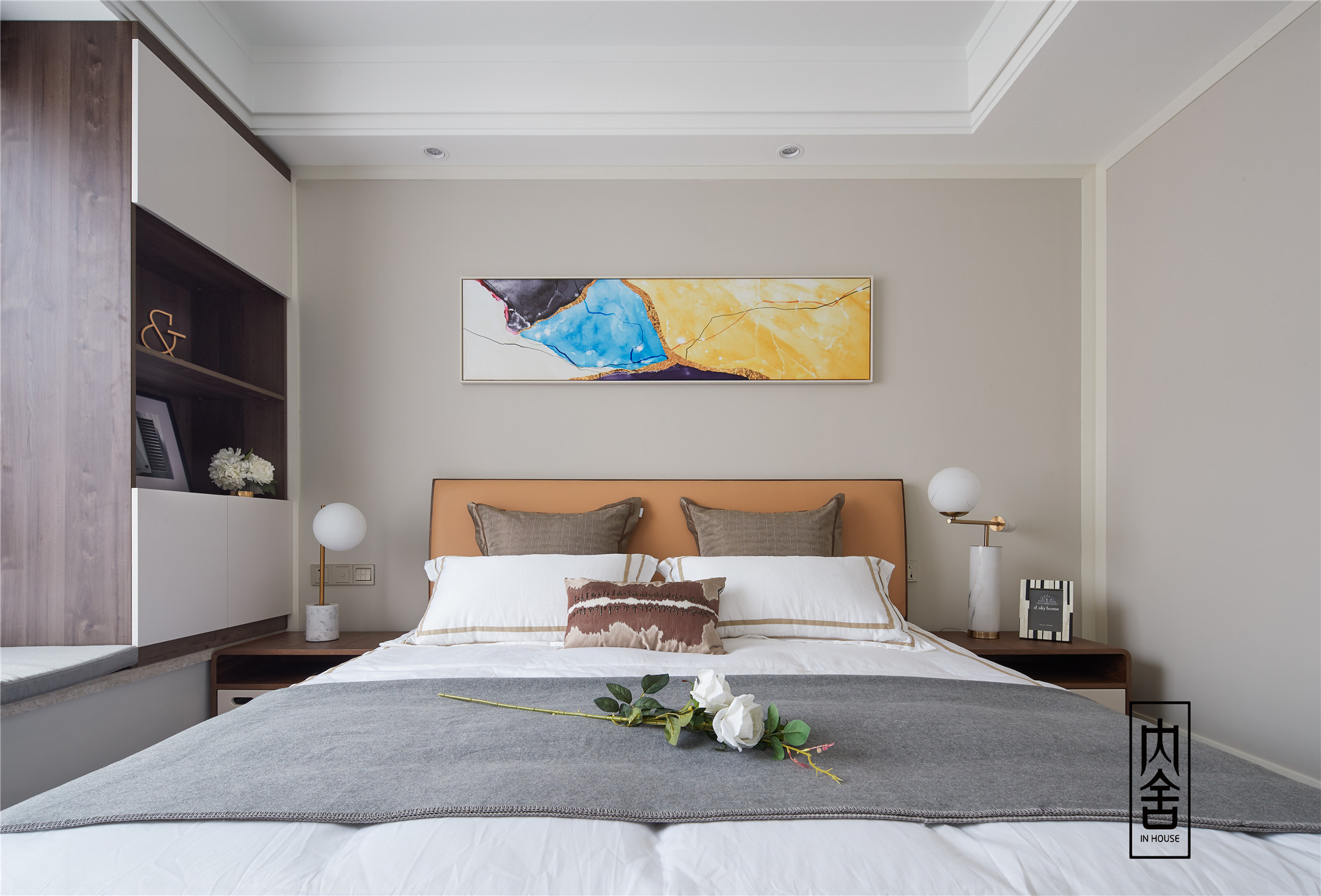 暖调北欧风,一家三口的温馨家居-23