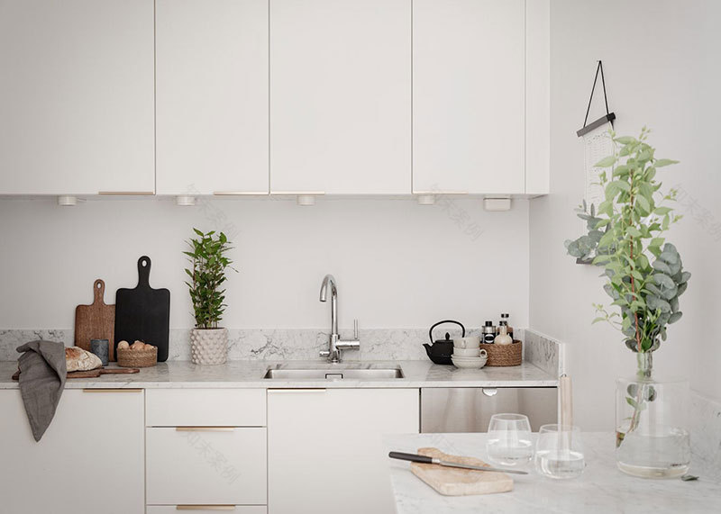 简约北欧风,45 平米小公寓变身时尚灵感空间-5