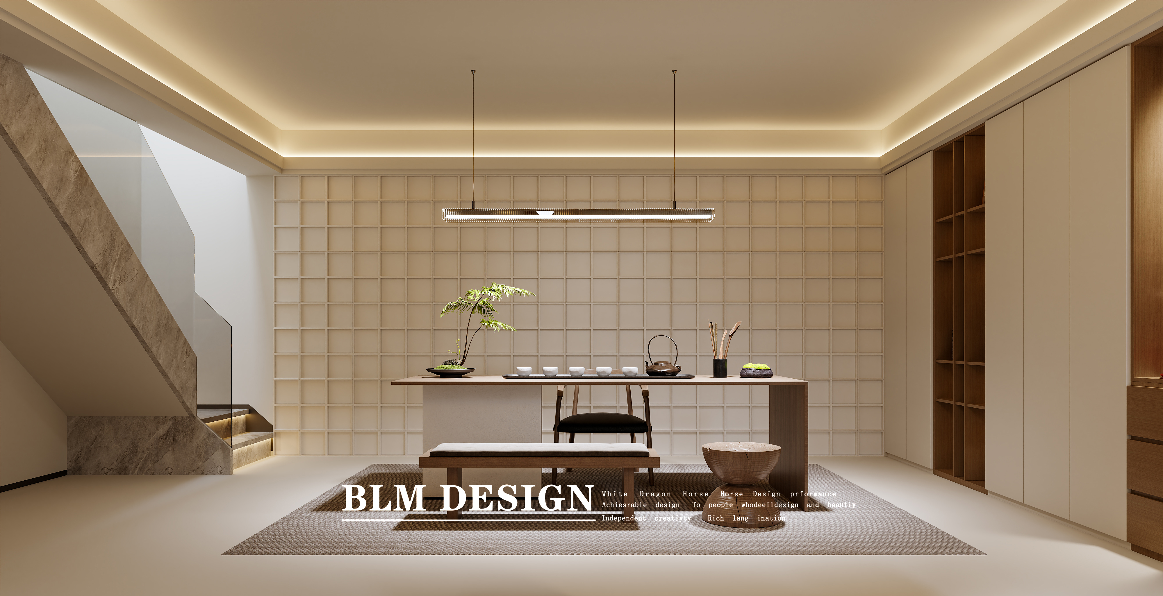 挑空家装效果图案例-5