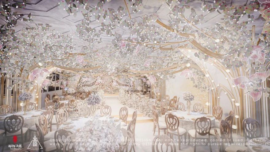 湖锦酒楼国宴店丨中国武汉丨宫设-90