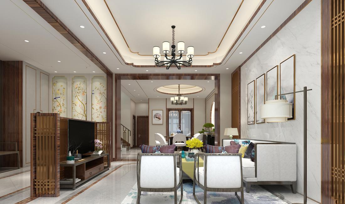 
奕聪花园~新中式的别墅 -1