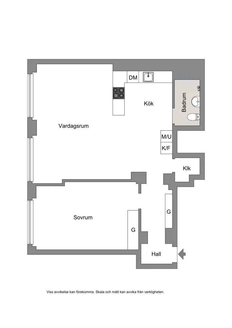 "斯德哥尔摩独特拱窗现代公寓设计"-17