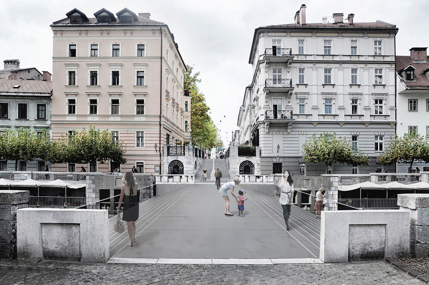 楼梯人行天桥丨斯洛文尼亚-5