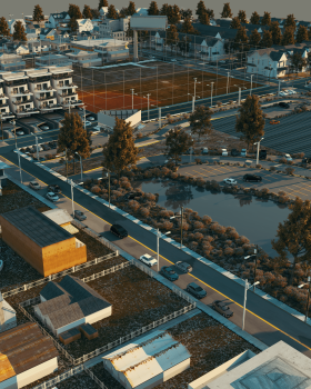 ONE COMMERCIAL BUILDING