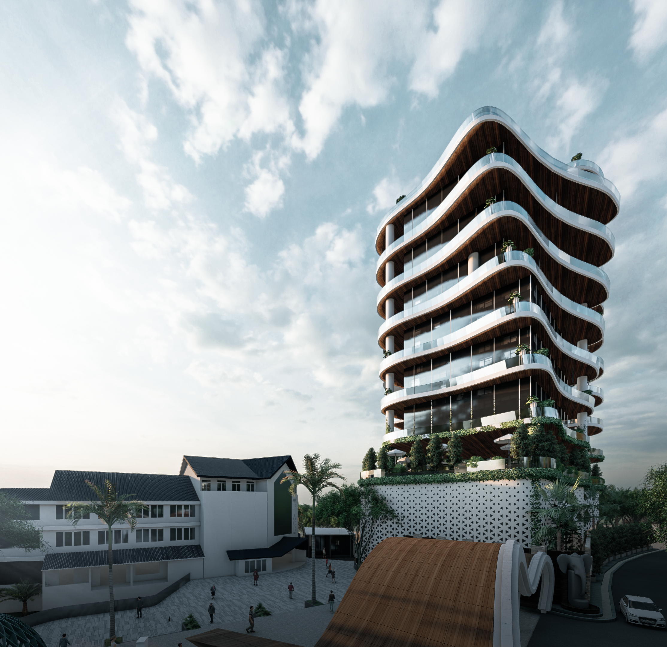 酒店提案丨柬埔寨西哈努克市丨NETRA Architects-7