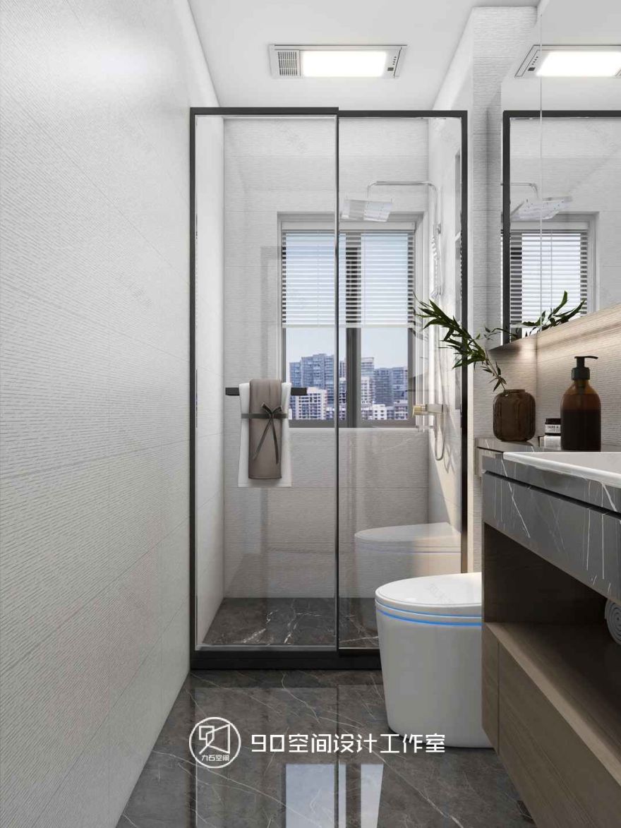 绿意浓情 · 轻奢风格 125 平方 3 室 2 厅 2 卫设计-71