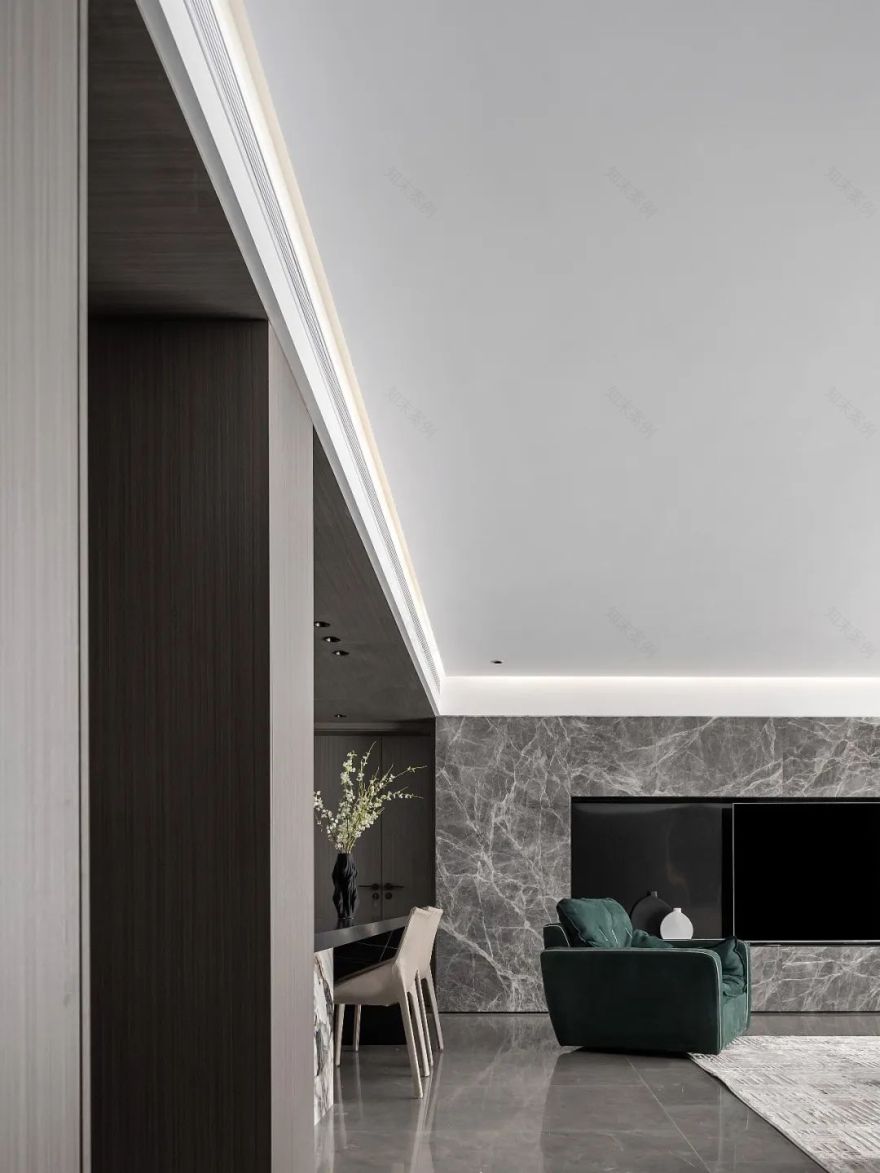 都市理想家,现代轻奢风大平层设计案例解析丨布尔空间设计-40