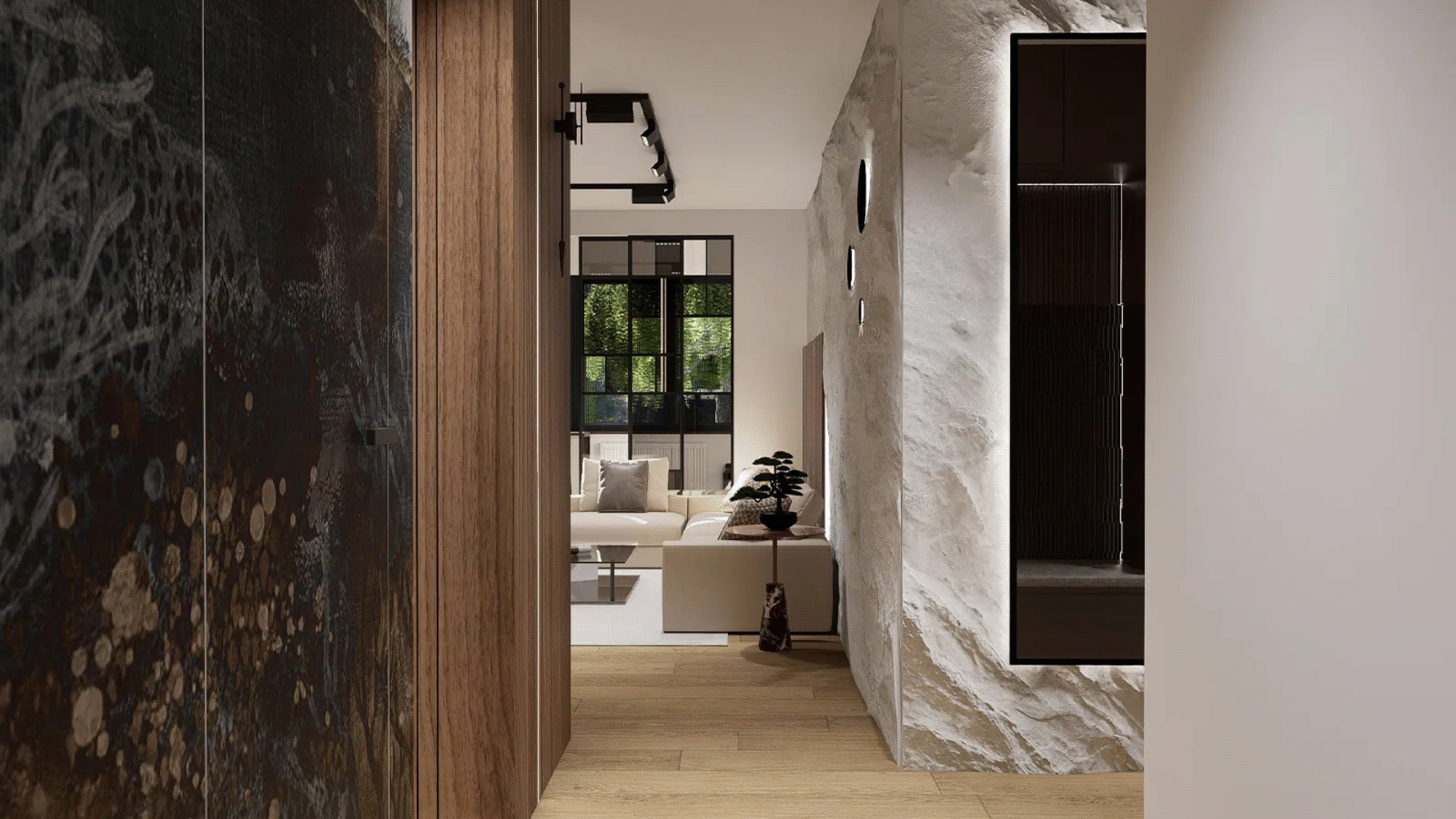 Man Cave – A Modern 100 m² Apartment by M1st Design-9