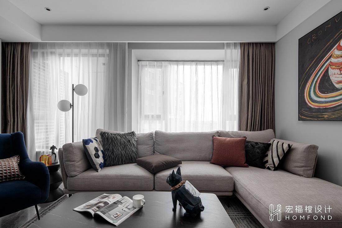 成都金地天府现代家居，四室两厅全案设计-13