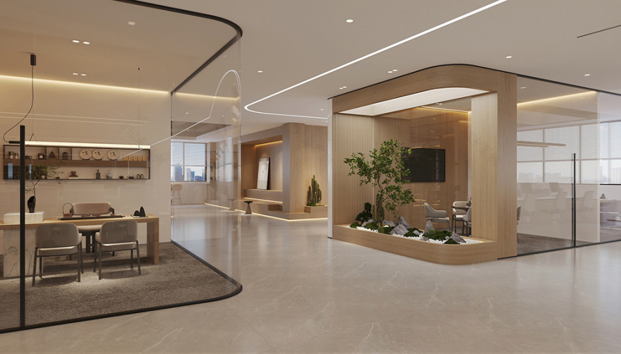 几何韵律,无界新生:云众动力办公空间丨中国福州丨DOBEST杜贝品牌设计(广州)-10