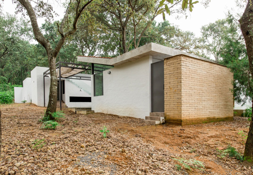 墨西哥森林中的现代住宅设计-18