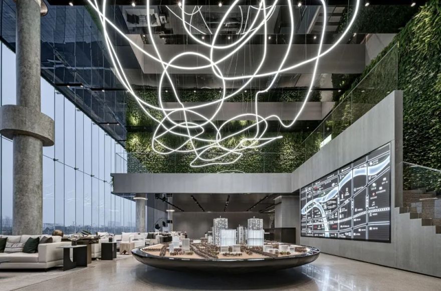 牧笛设计丨金华富力 三江都荟 室内设计 丨中国浙江-18