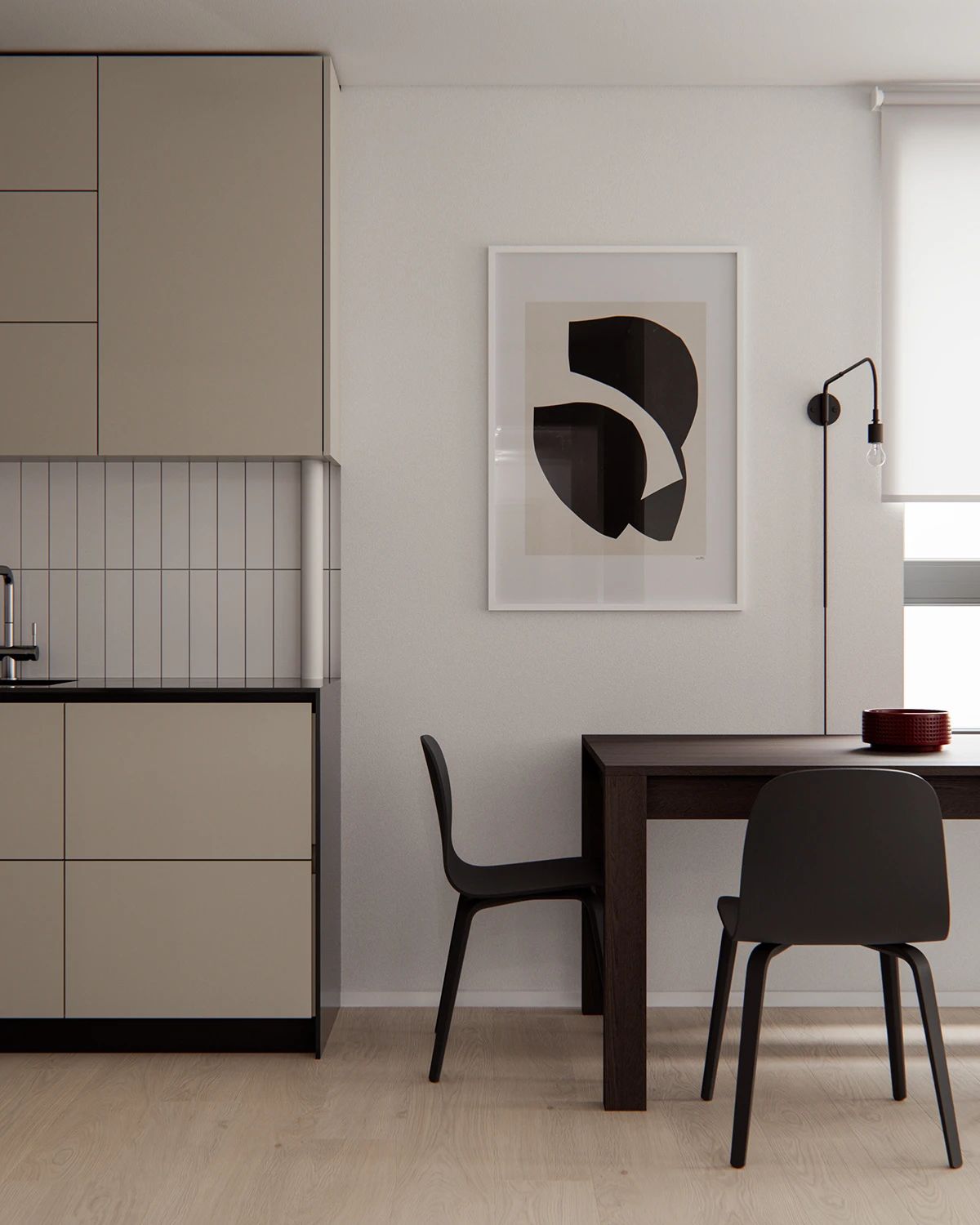 乌克兰利沃夫简约三室一厅设计丨Nazarius Shore-15