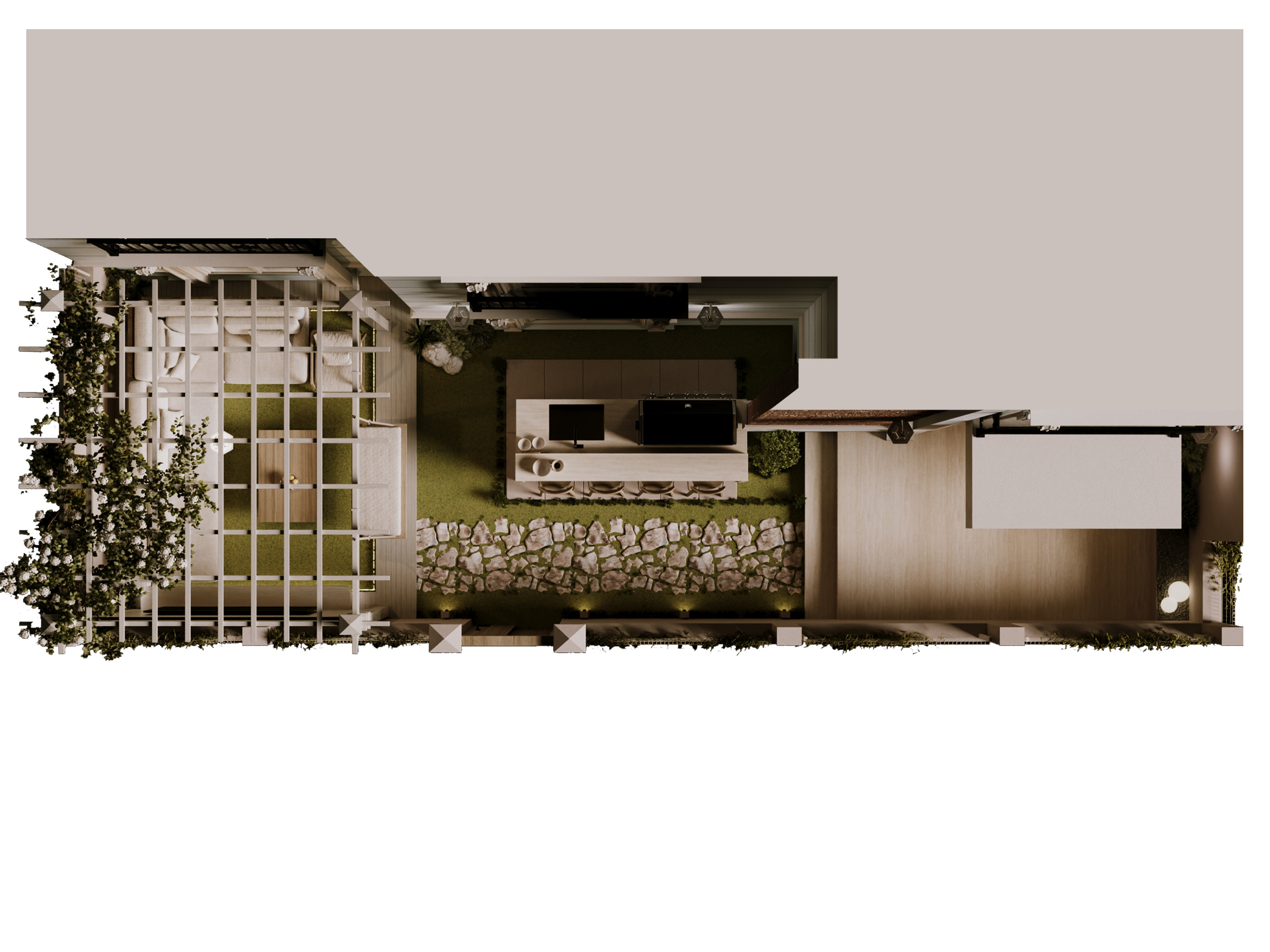 SERENITY BACKYARD LANDSCAPE（宁静后院景观）-10