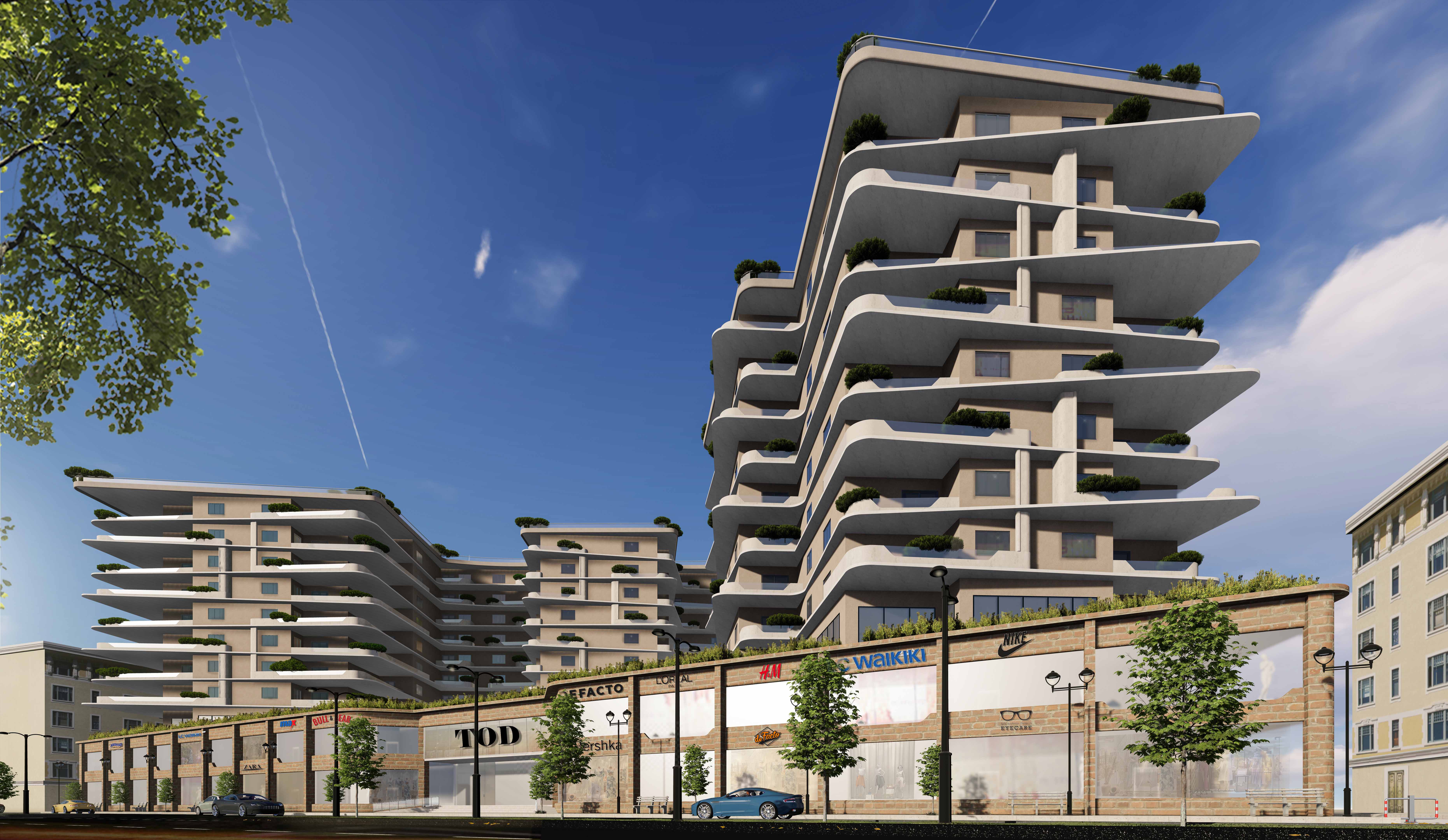 "TOD" Mixed Use Building-4