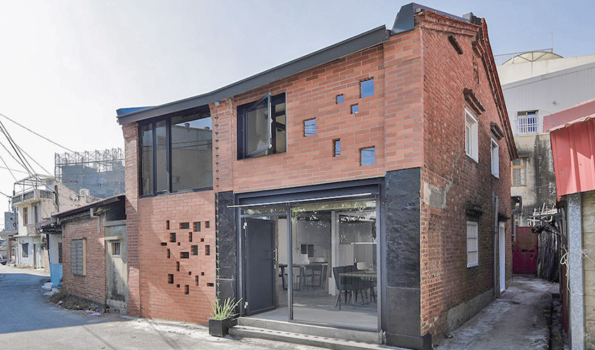 老屋重生！工业风的红砖办公室-0