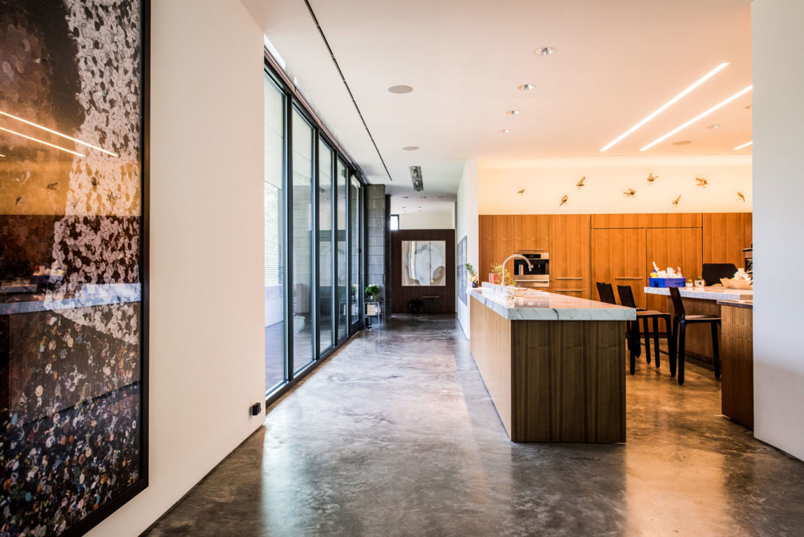 德州现代住宅的玻璃墙艺术-6