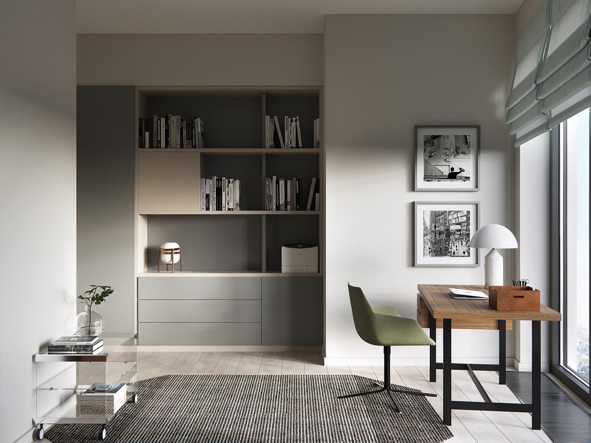 一个简洁的现代家庭  尼斯·巴斯帕洛夫(Denis Bespalov)-6