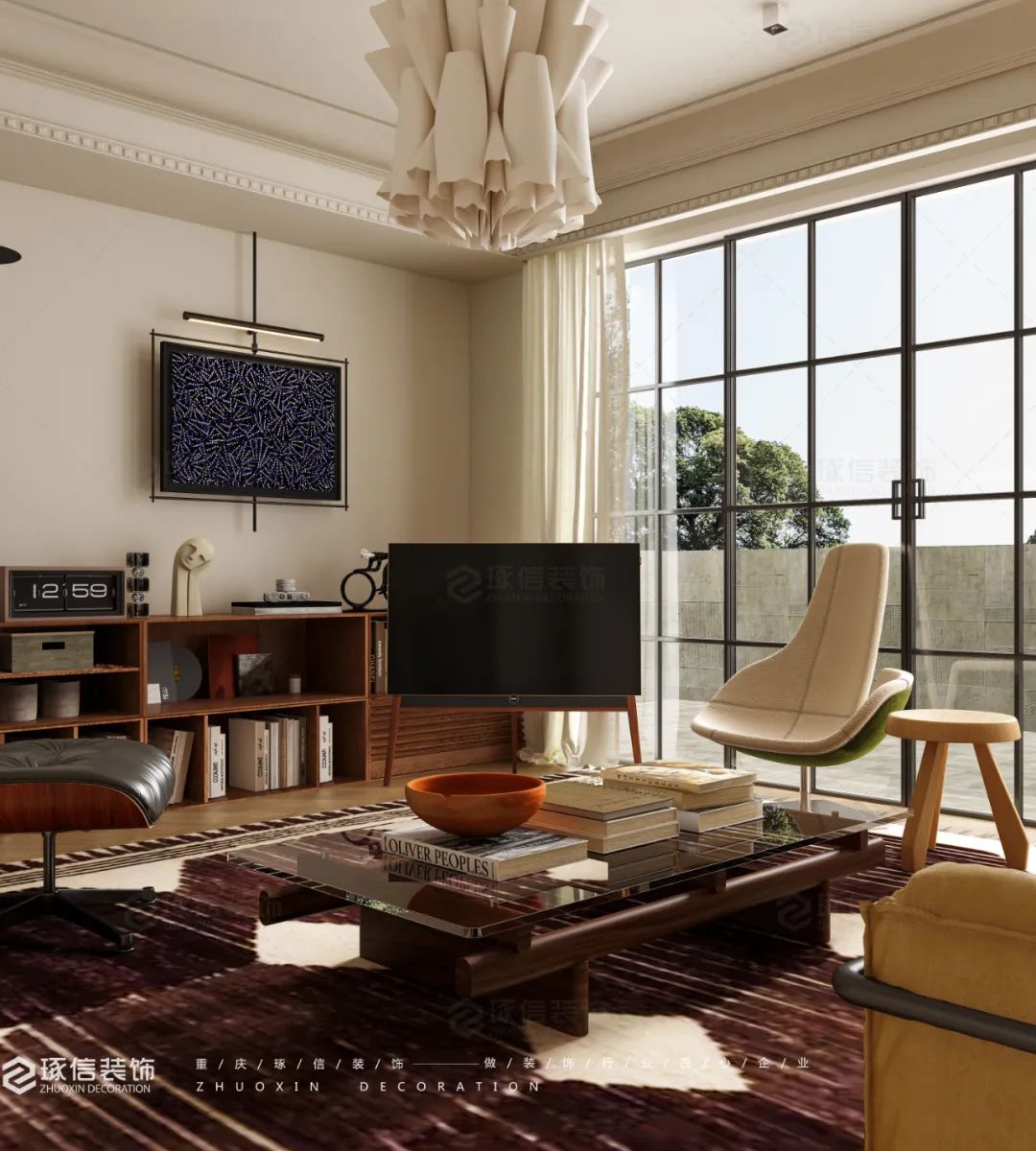 万科渝园 380m²法式中古风家居设计丨中国重庆丨琢信装饰-15