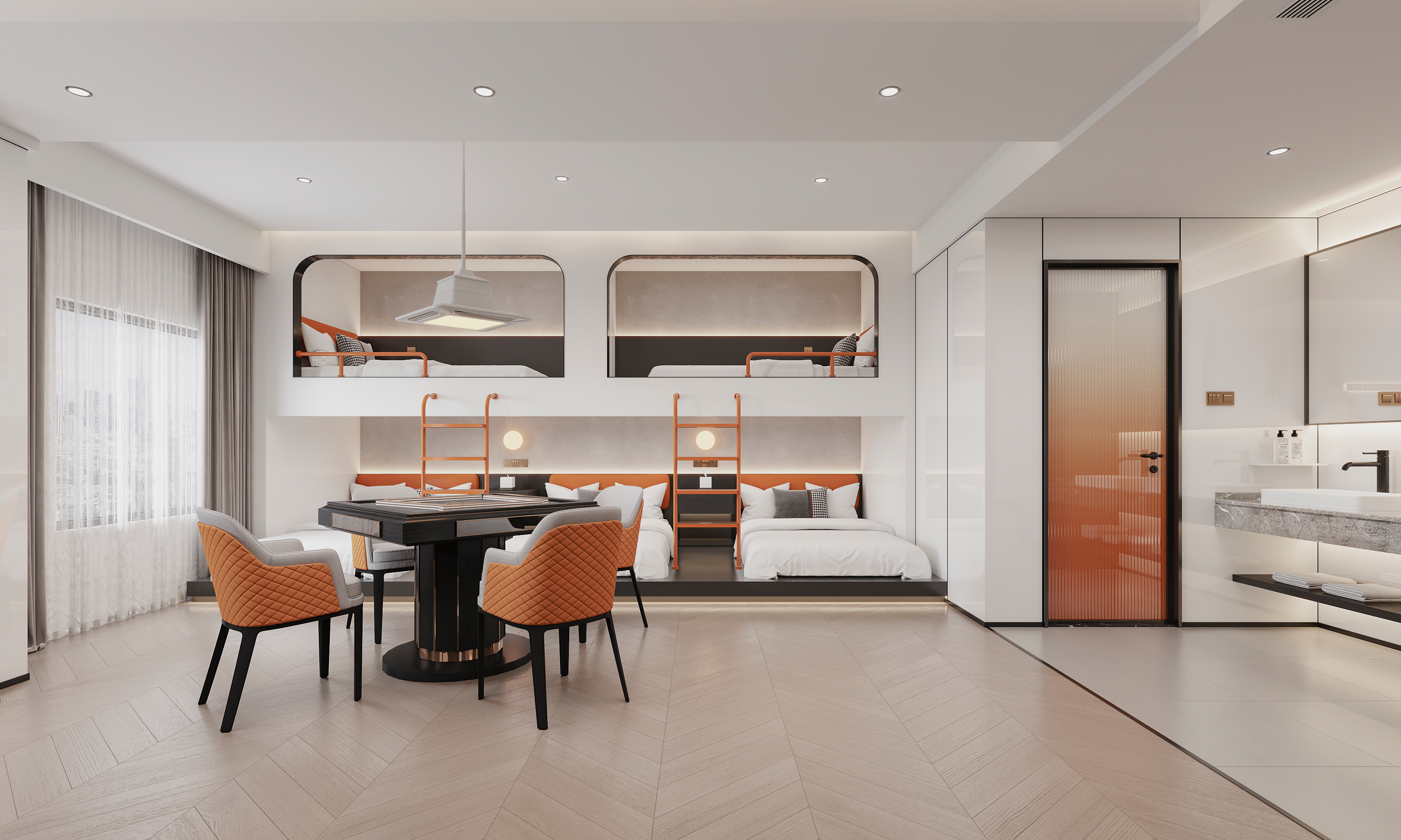 电竞酒店装修效果图-20