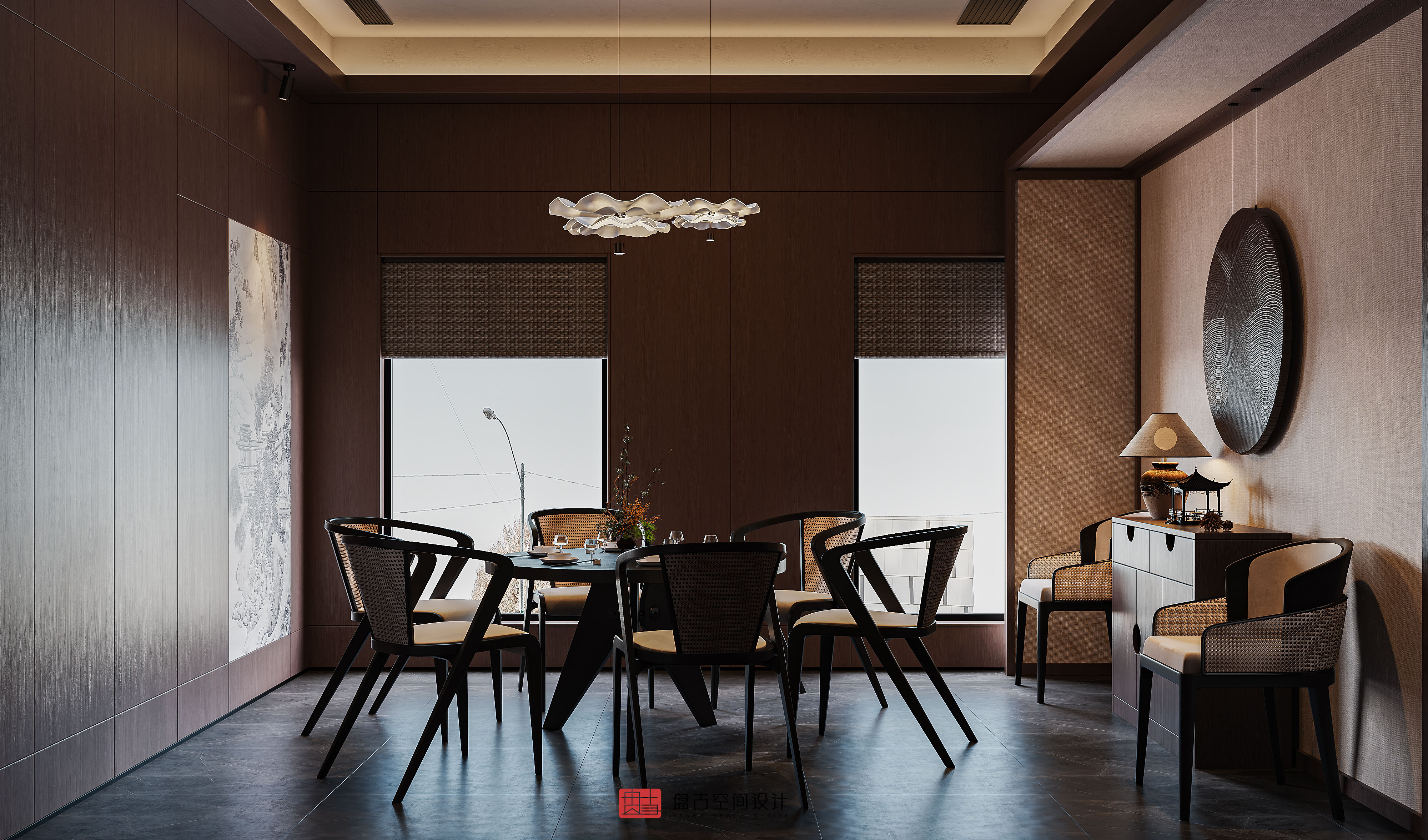 湘意创意菜餐厅丨盘古空间设计-33
