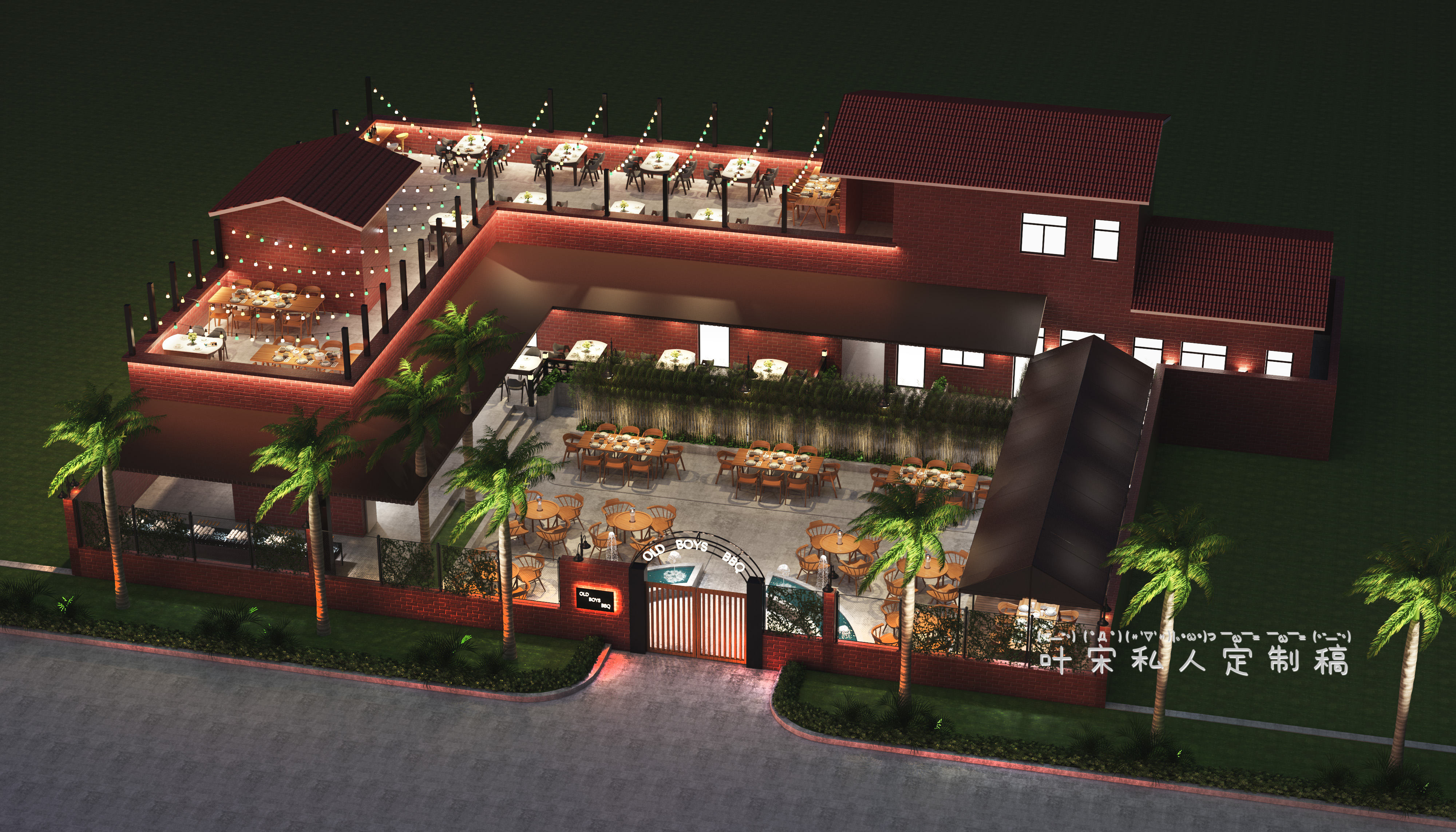 打破界限的室外鸟瞰透视设计-8