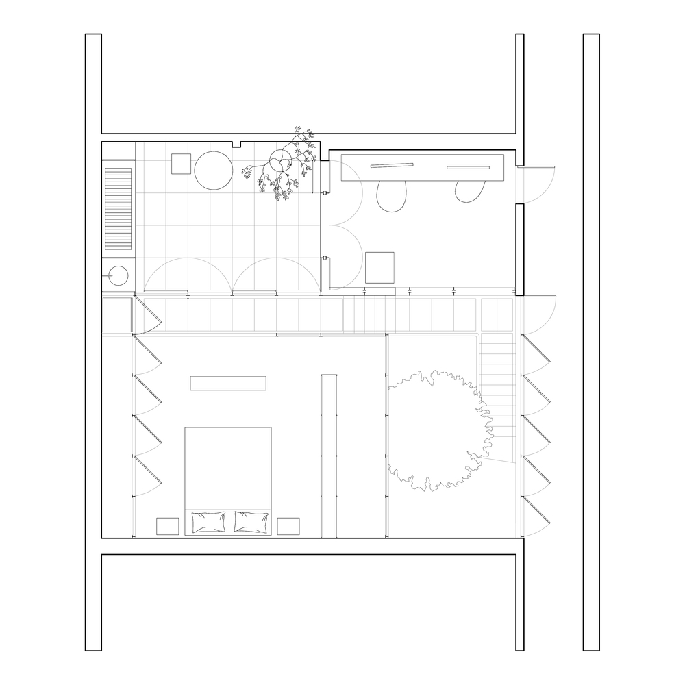 中庭公寓的透明改造-45