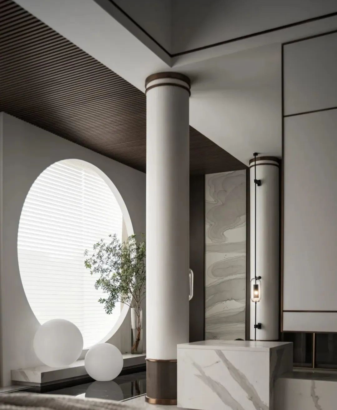 新中式湖居别墅丨中国武汉丨武汉得间设计-26