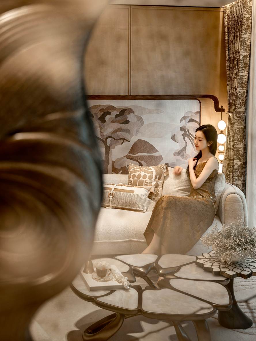 西安招商林屿缦岛105㎡样板间丨中国西安丨无隅制造-14