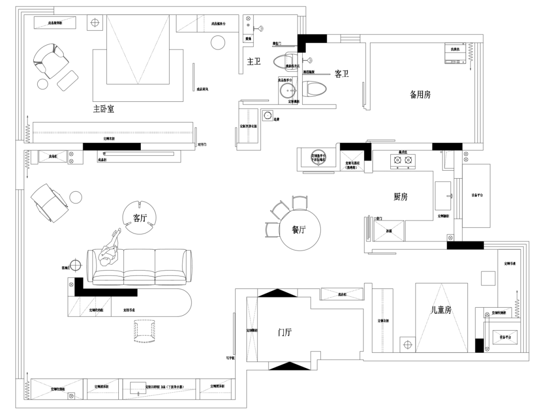 山境空间新案 |法式的温柔可以疗愈一切，生活本该如此文艺浪漫-73
