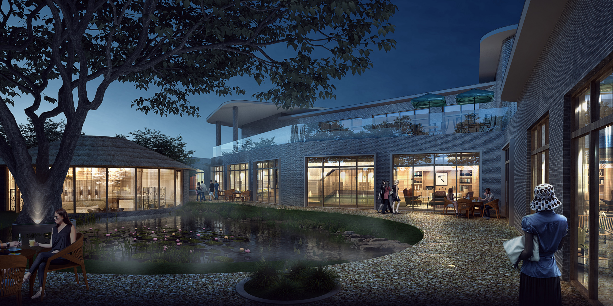 葫芦窝理想村建筑和室内设计方案丨中国天津-4