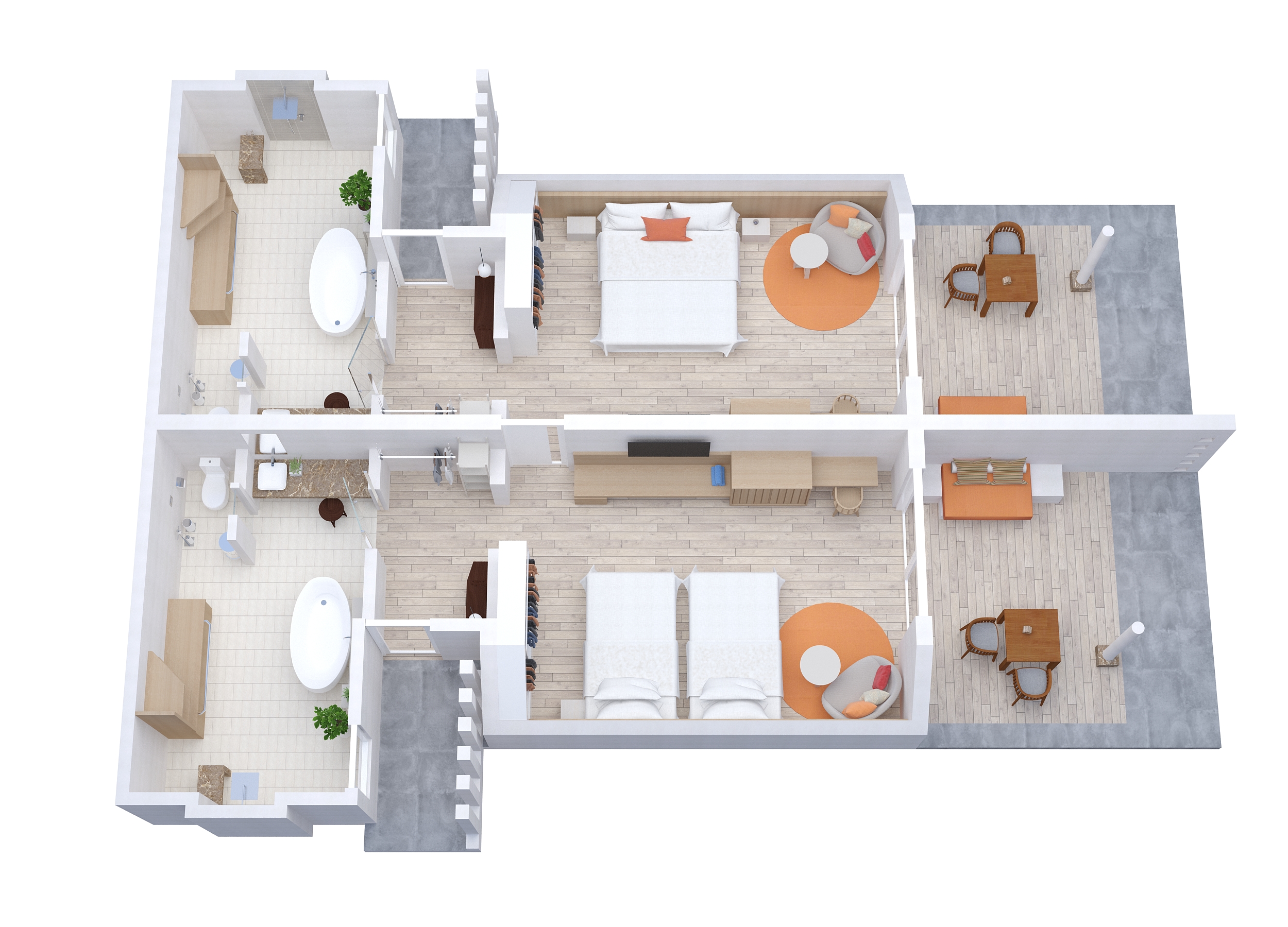 3D Floor Plan Rendering Spokane, Washington | The 2D3D Floor Plan Company-26