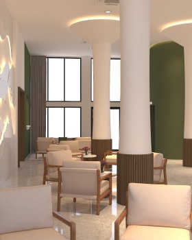 Forest Road Hotel Lobby