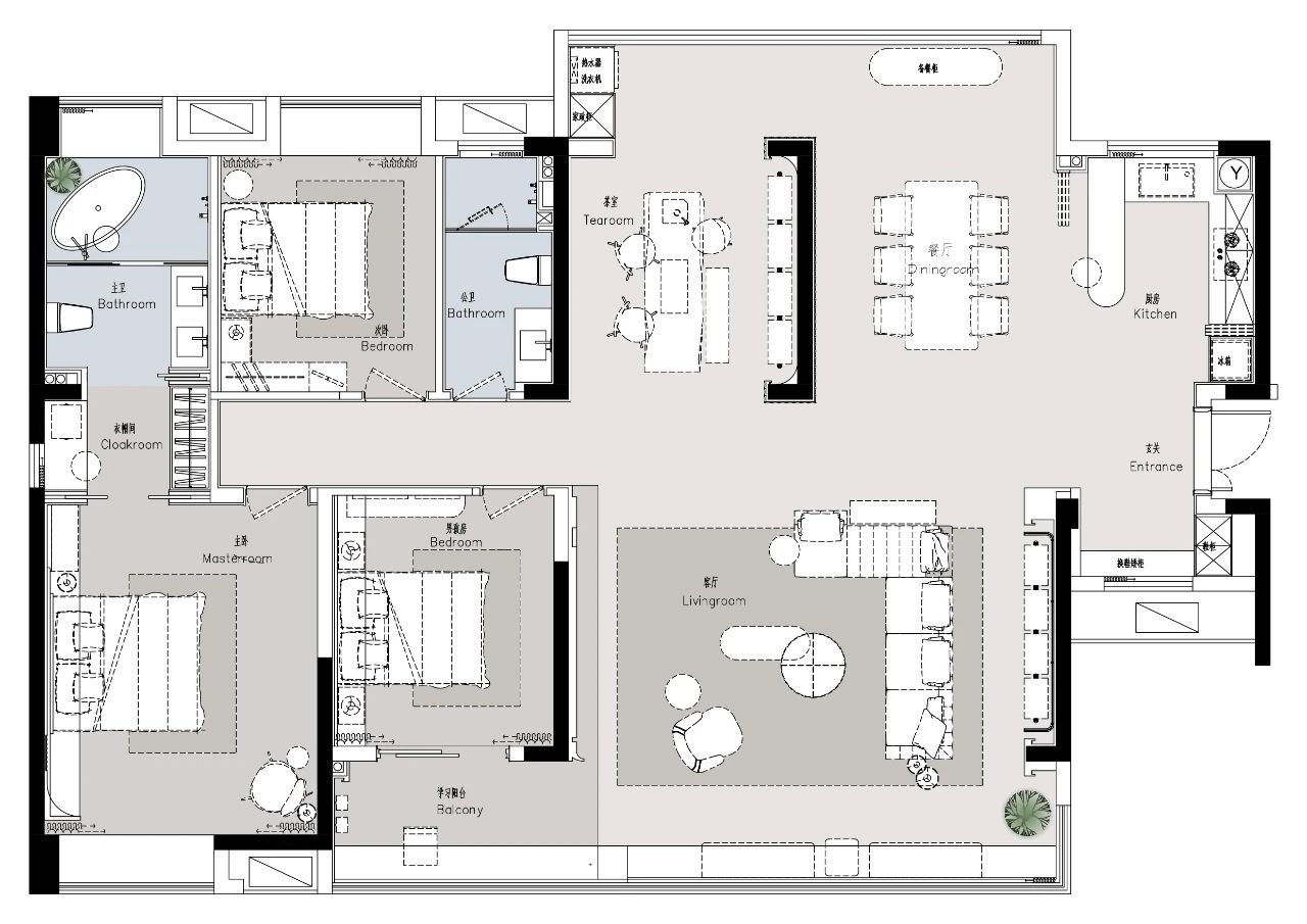 湖南郴州北湖名著样板房丨中国郴州丨深圳 GNU 金秋设计-47