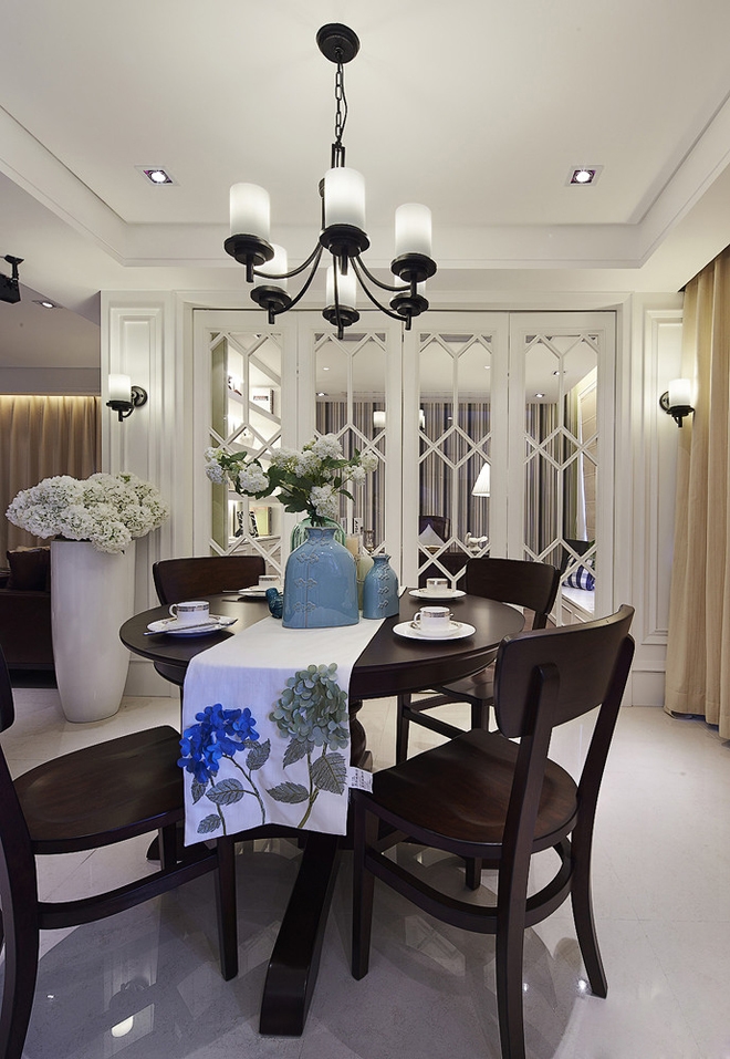 【上海实创装饰】控江新村128平美式混搭范儿老房改造-3