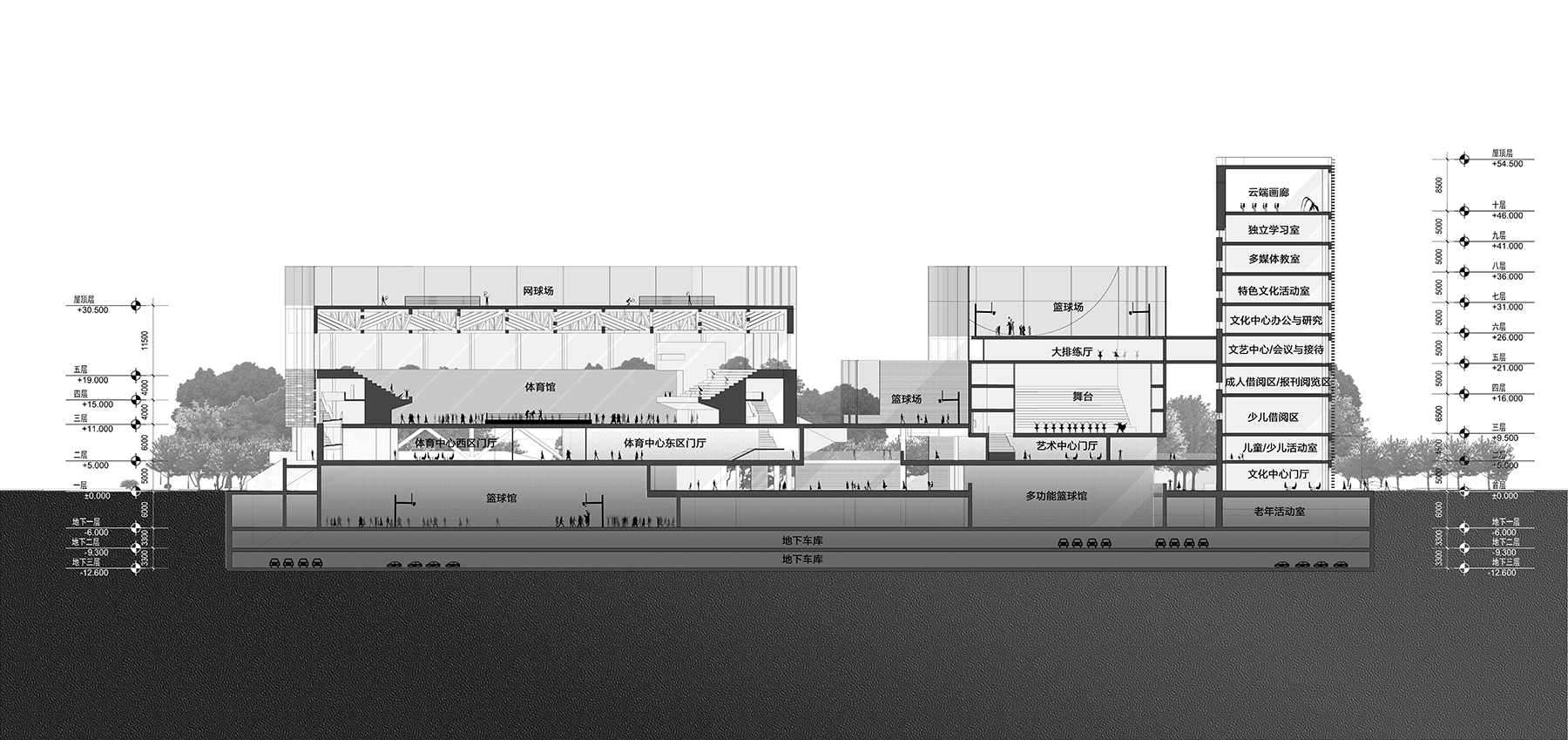 中标候选方案 | 坪地街道综合文体中心 / 也似建筑+广州市规划院-34