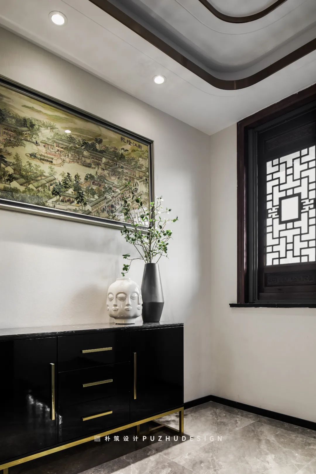 朴筑设计|现代中式，打造当代、精致的展示空间-35