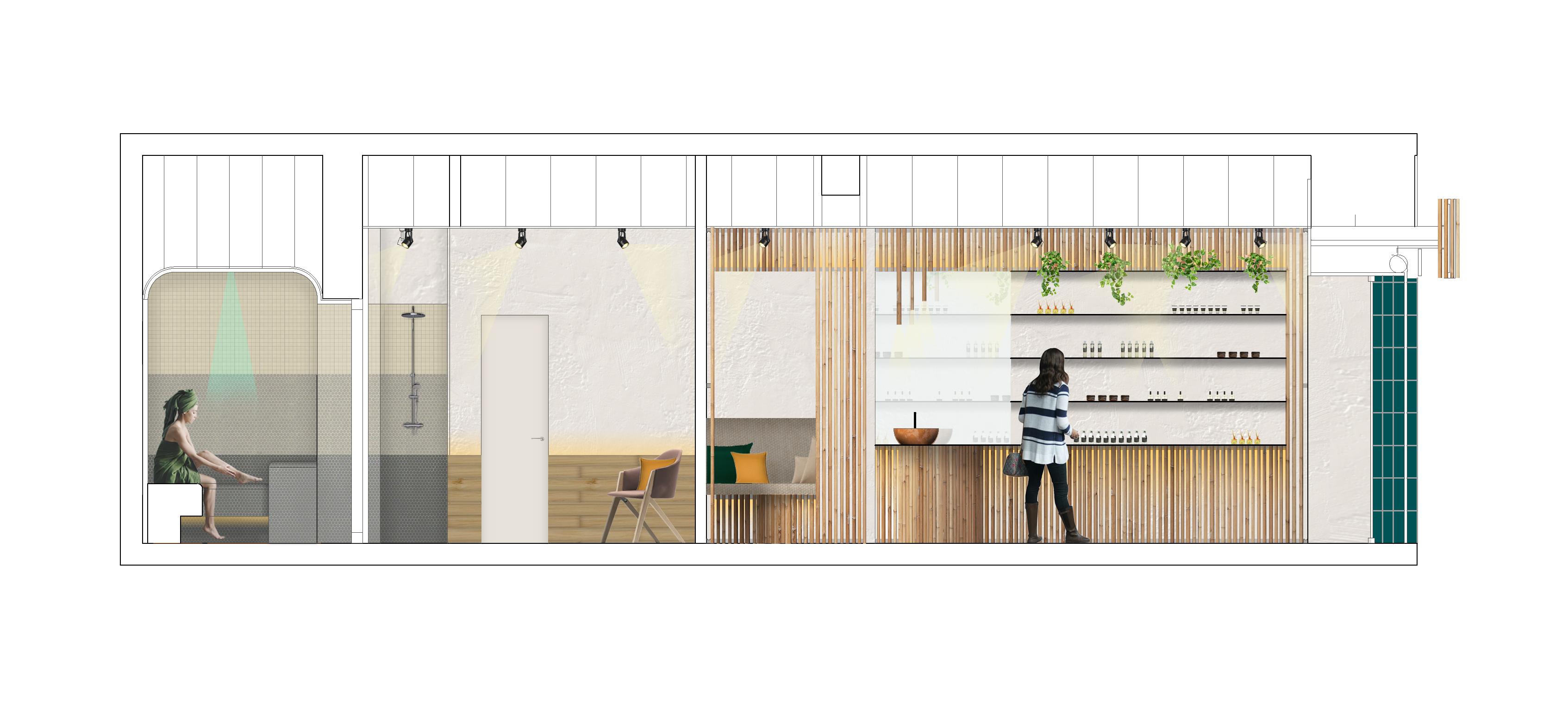 Madrid Nuilea Day Spa | Zooco Estudio 自然氛围的疗愈空间-37