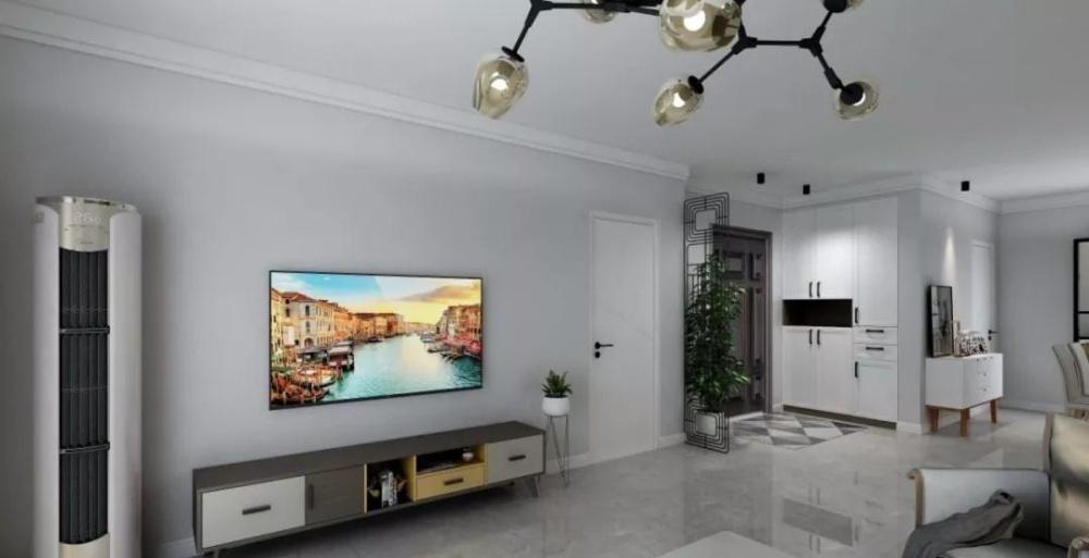 现代简约家居,暖灰大理石空间设计-6