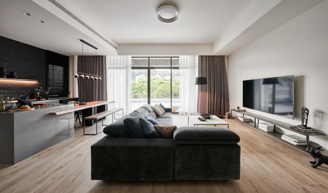 现代简洁清雅风的居住空间-40