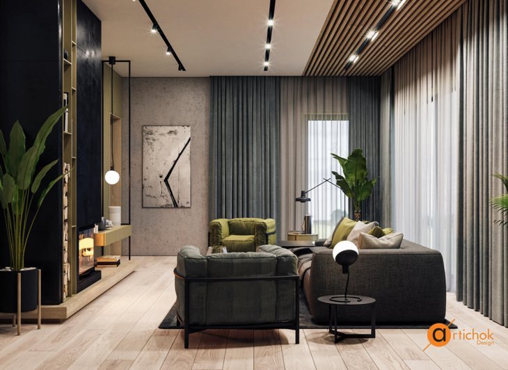 Загородный дом в сосновом бору - Art-i-chok-41