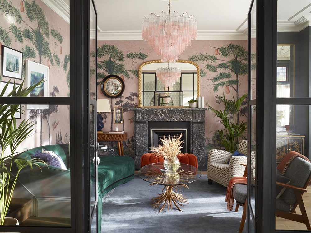 伦敦时尚公寓 | 色彩与纹理的完美融合-2