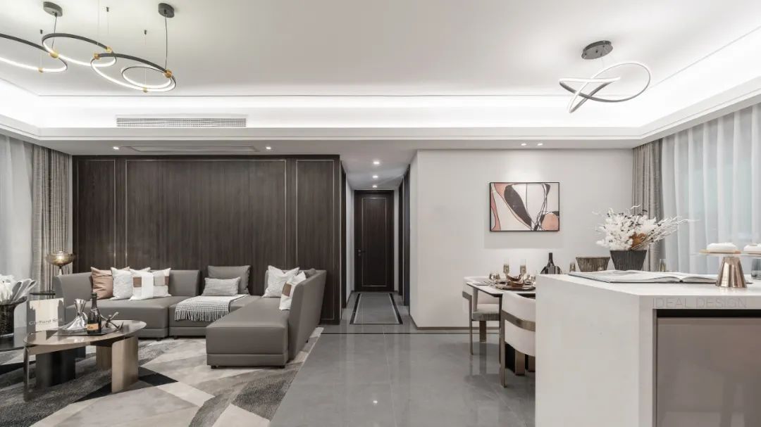 恒久的质感美学·东原麓·印长江 180 户型样板间丨中国长沙丨IDEAL DESIGN 上海逸碟建筑设计咨询有限公司-9