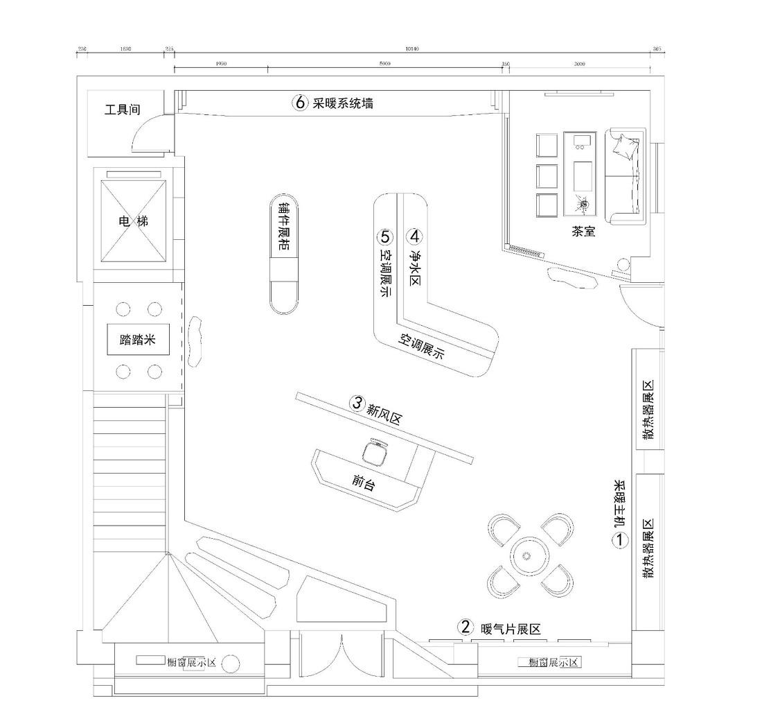 湖南株洲星海供暖卖场展厅-0