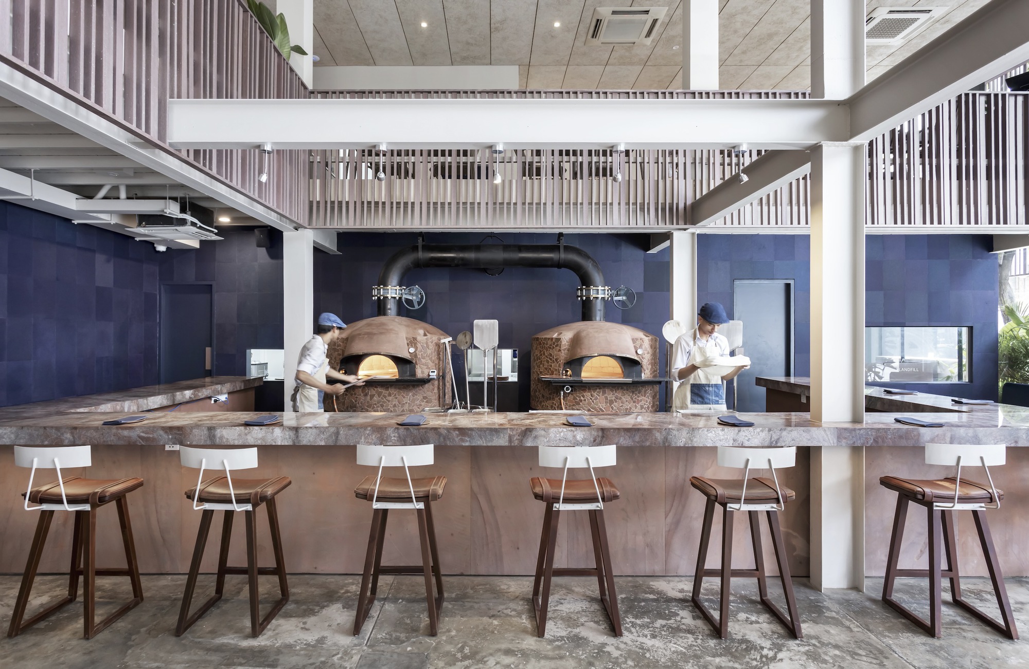 Pizza 4p’s 餐厅丨柬埔寨丨Bloom Architecture-12