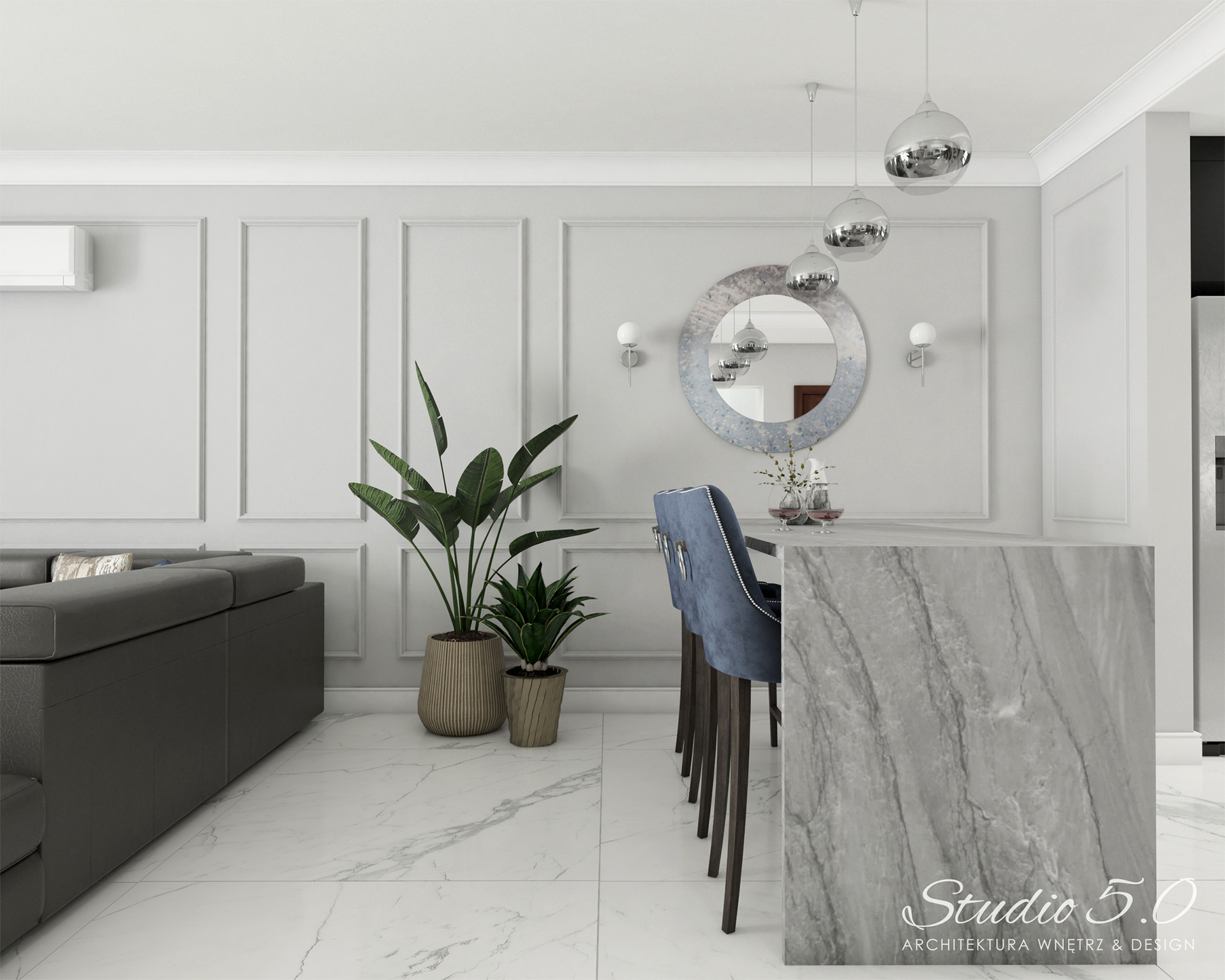 开放空间魅力客厅设计-4