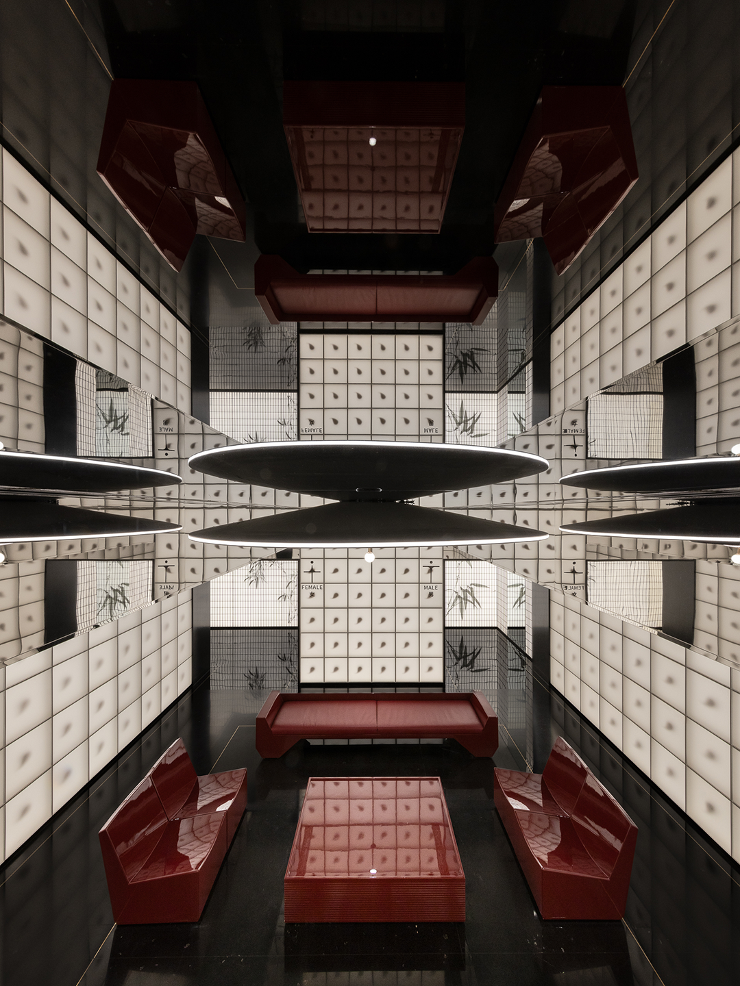 德基广场一期四层盥洗室丨中国南京丨唯想国际-28