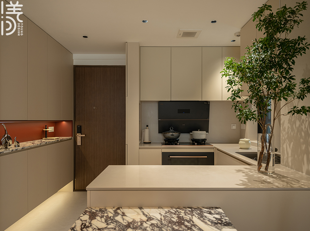 奶香可可平层丨中国深圳丨深圳漾空间设计有限公司-69