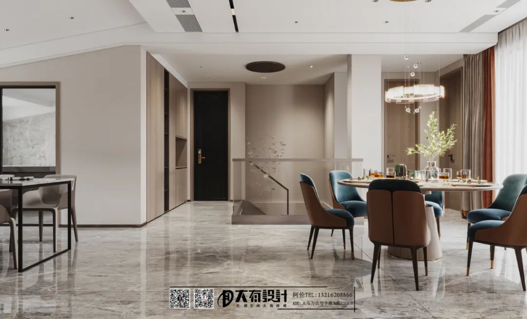 色彩灵动的现代空间 · 义乌住宅项目丨大有设计团队-40