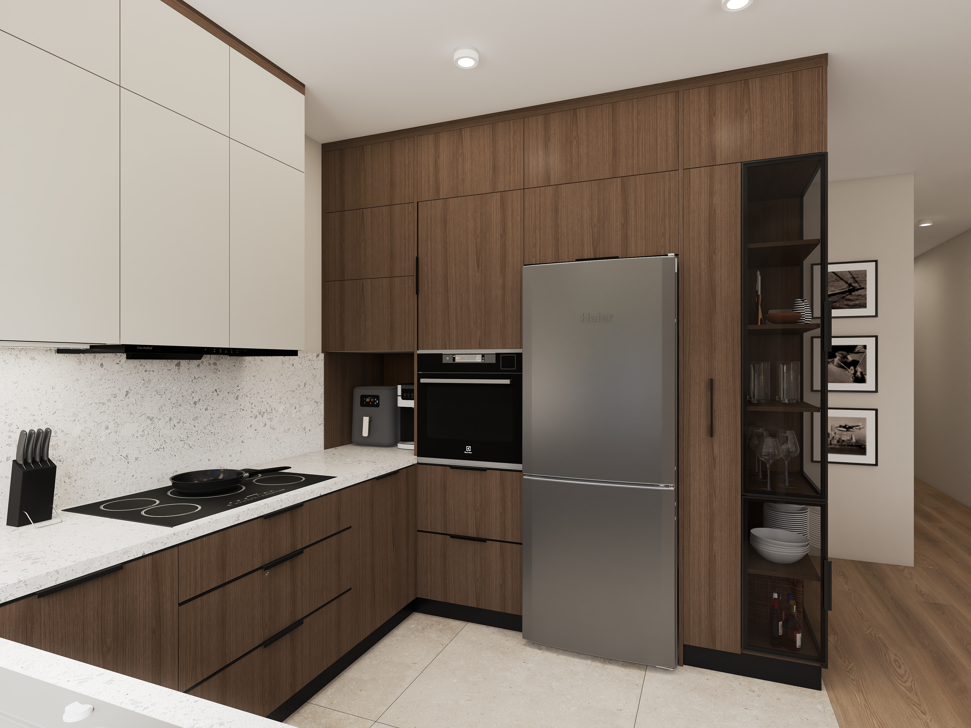 Otwarta Kuchnia z Jadalnią i przestronnym Salonem-11